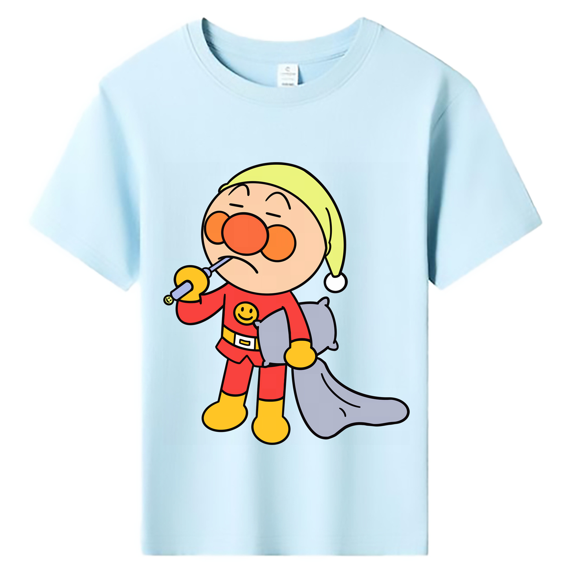 （画像用） アンパンマン Anpanman 綿100％キッズTシャツ（フロントプリント）